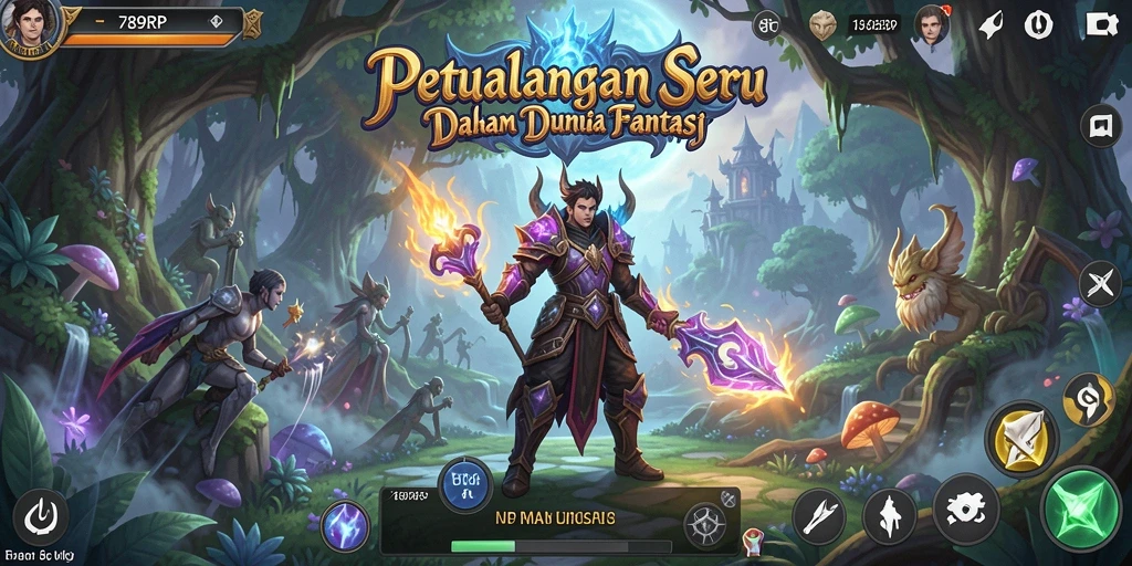 Tampilan gameplay seru dari 789RP yang mengundang petualangan.