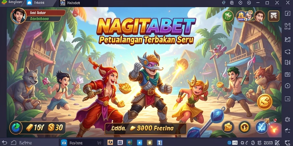 Tampilan gameplay Open World yang penuh petualangan di NAGITABET.