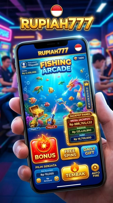 Tampilan antarmuka pengguna di aplikasi rupiah777.